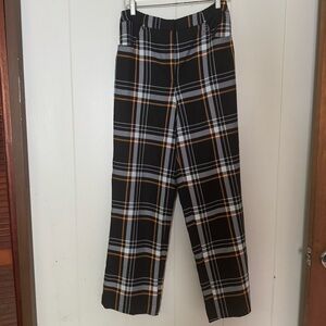 Collusion High Waisted Plaid Pants